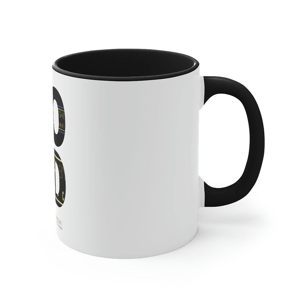 Miniatura: REFINEDBYSHEM Silhouette Accent Coffee Mug, 11oz (Multi-Colors)