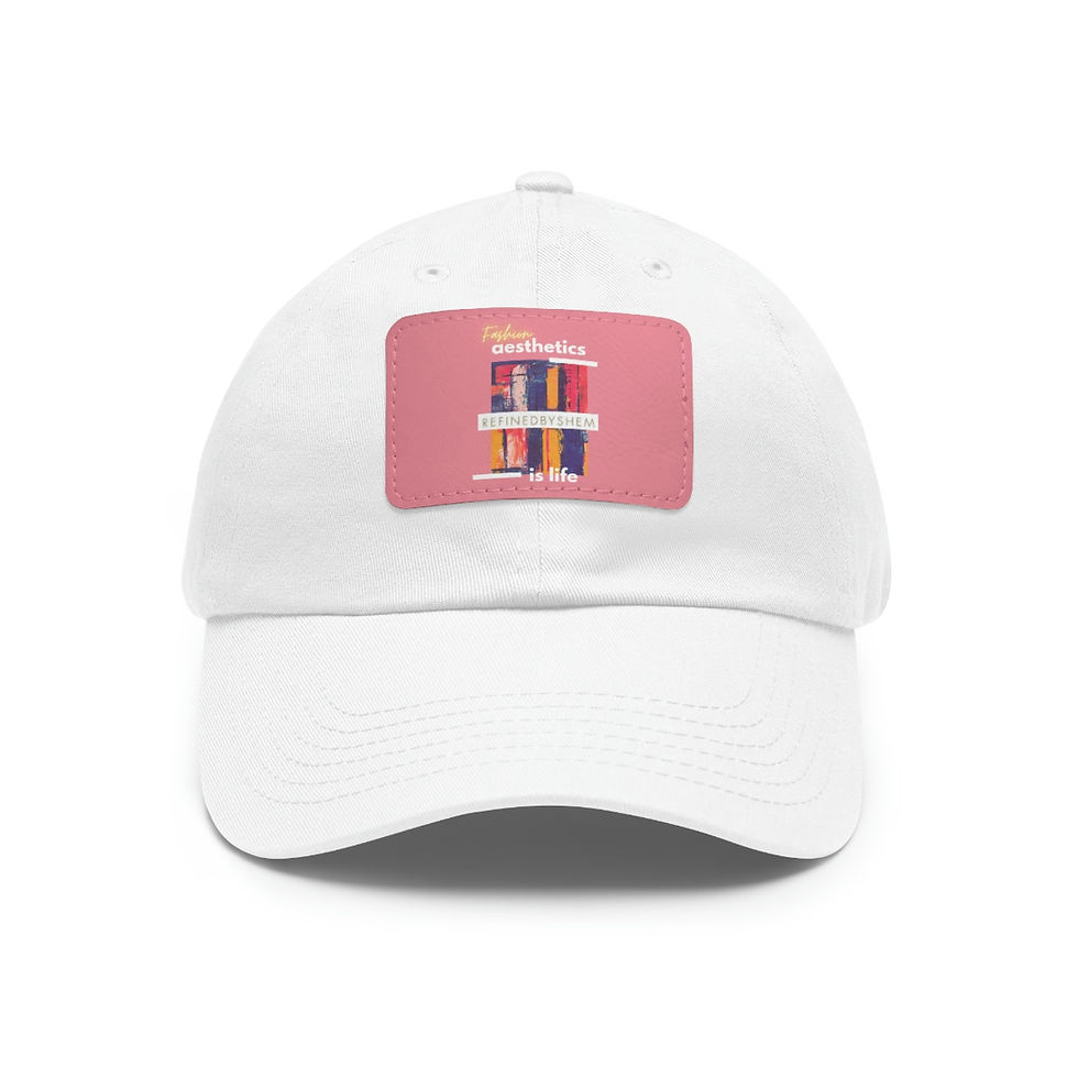 Thumbnail: REFINEDBYSHEM Bold Artist Hat with Leather Patch (Multi-Colors)