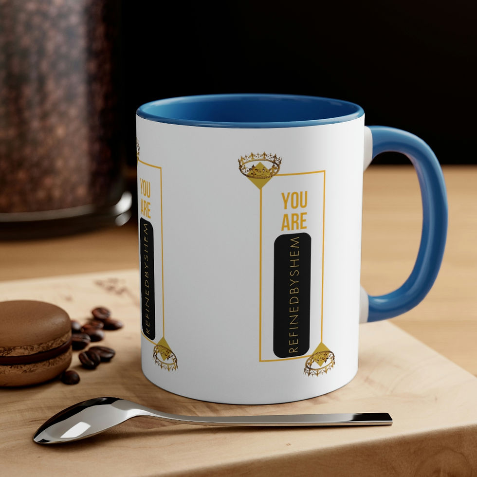Thumbnail: REFINEDBYSHEM You're Crowned Accent Coffee Mug, 11oz (Multi-Colors)