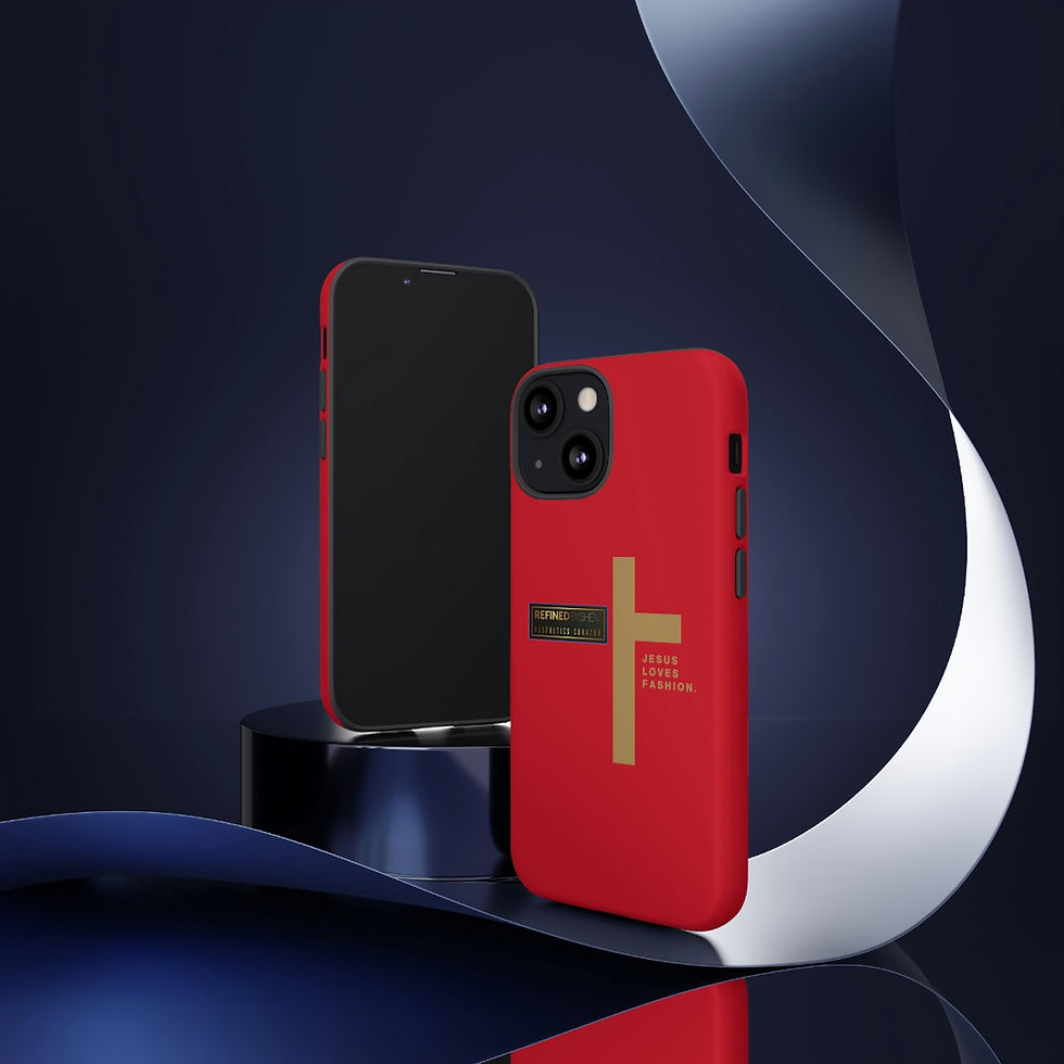 Thumbnail: REFINEDBYSHEM Jesus Loves Fashion Tough Cases