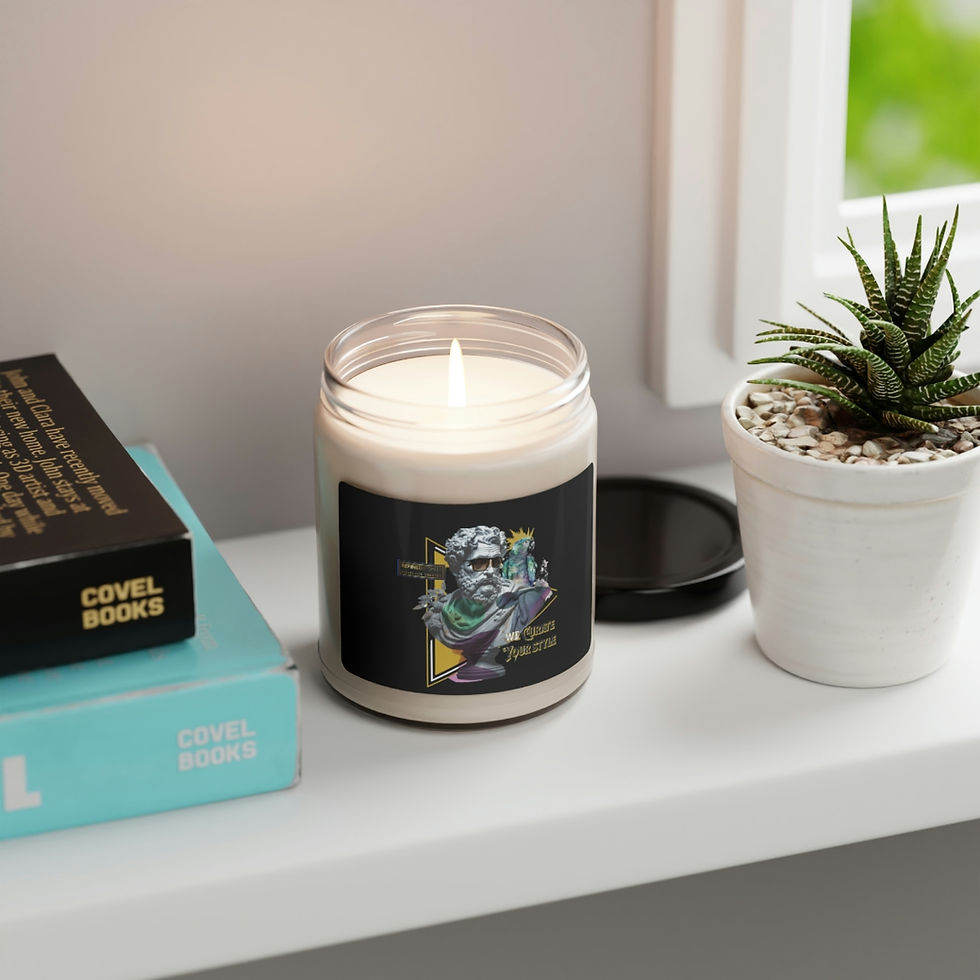 Thumbnail: Scented 'We Curate Your Style' Soy Candle, 9oz (VARIOUS SCENTS)