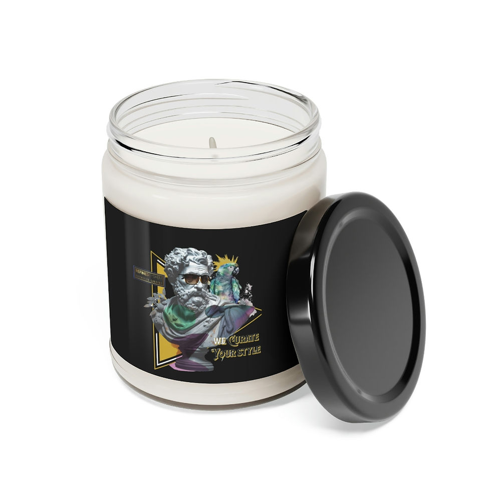 Thumbnail: Scented 'We Curate Your Style' Soy Candle, 9oz (VARIOUS SCENTS)