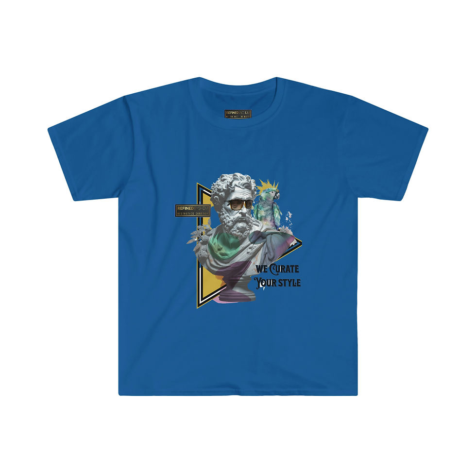 Thumbnail: Unisex Softstyle We Curate Your Style T-Shirt (Multi-Colors)