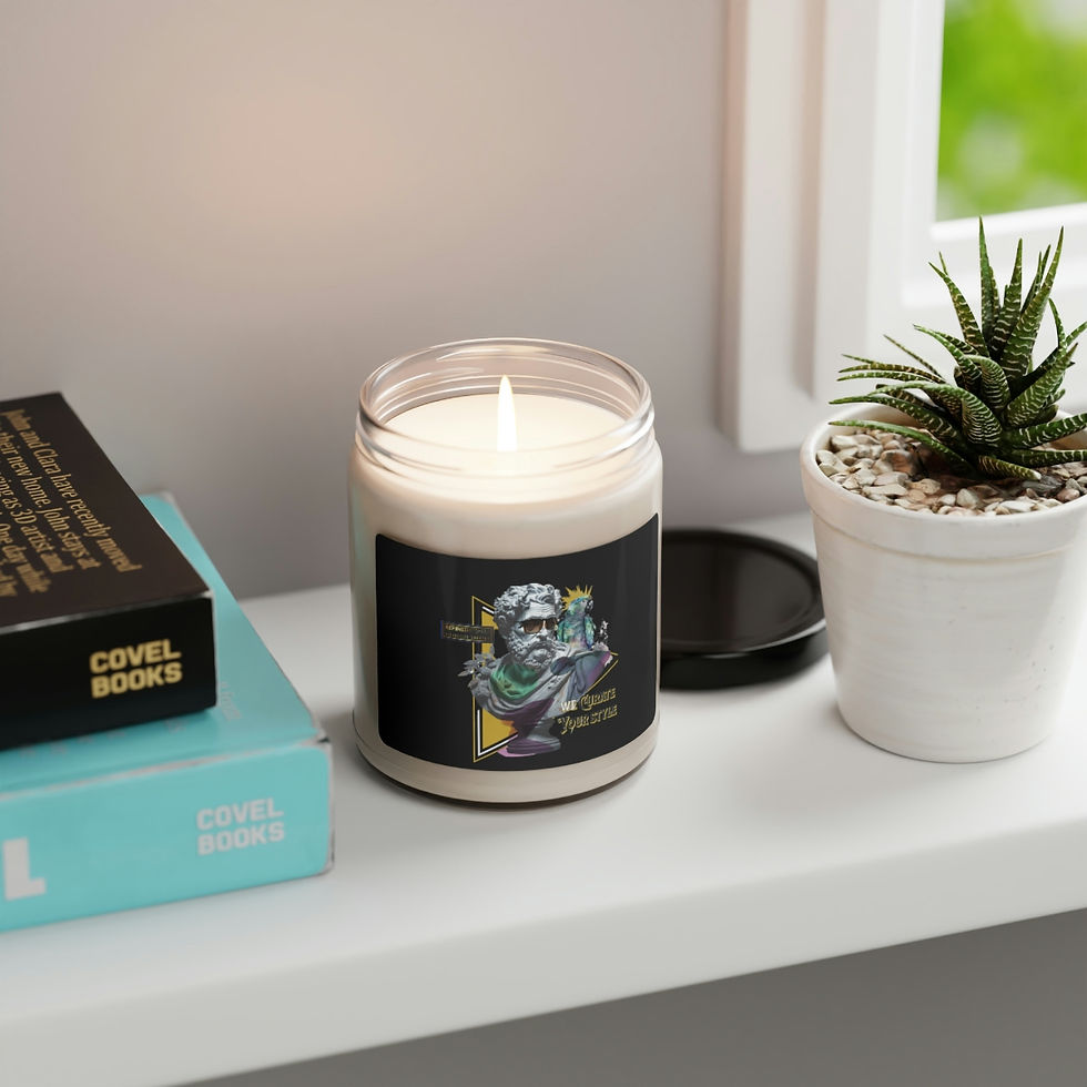 Thumbnail: Scented 'We Curate Your Style' Soy Candle, 9oz (VARIOUS SCENTS)