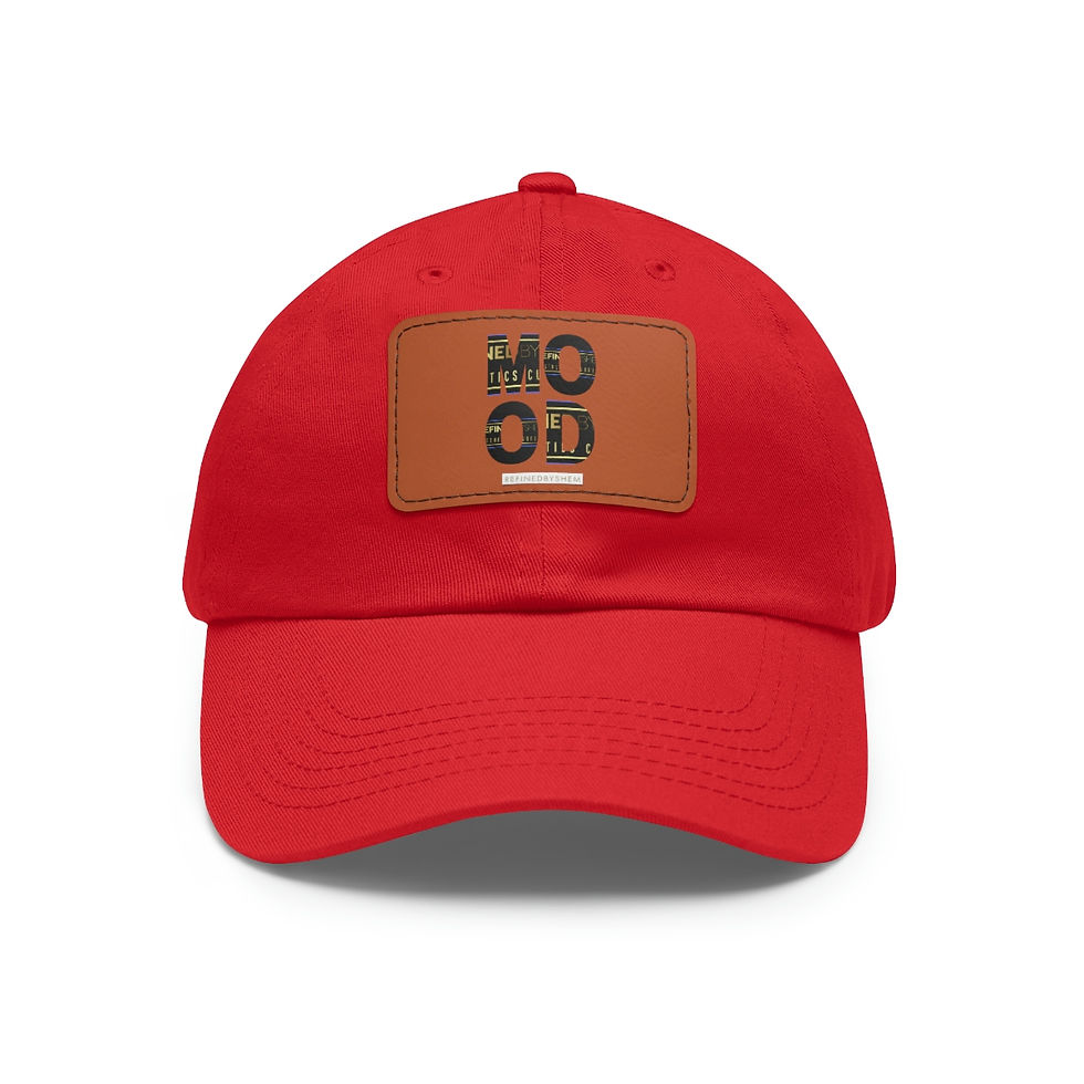 Thumbnail: REFINEDBYSHEM Silhouette Hat with Leather Patch (Multi-Colors)