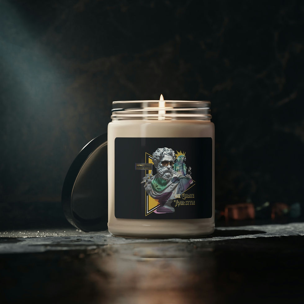 Thumbnail: Scented 'We Curate Your Style' Soy Candle, 9oz (VARIOUS SCENTS)