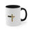 Thumbnail: REFINEDBYSHEM Jesus Loves You Accent Coffee Mug, 11oz (Multi-Colors)