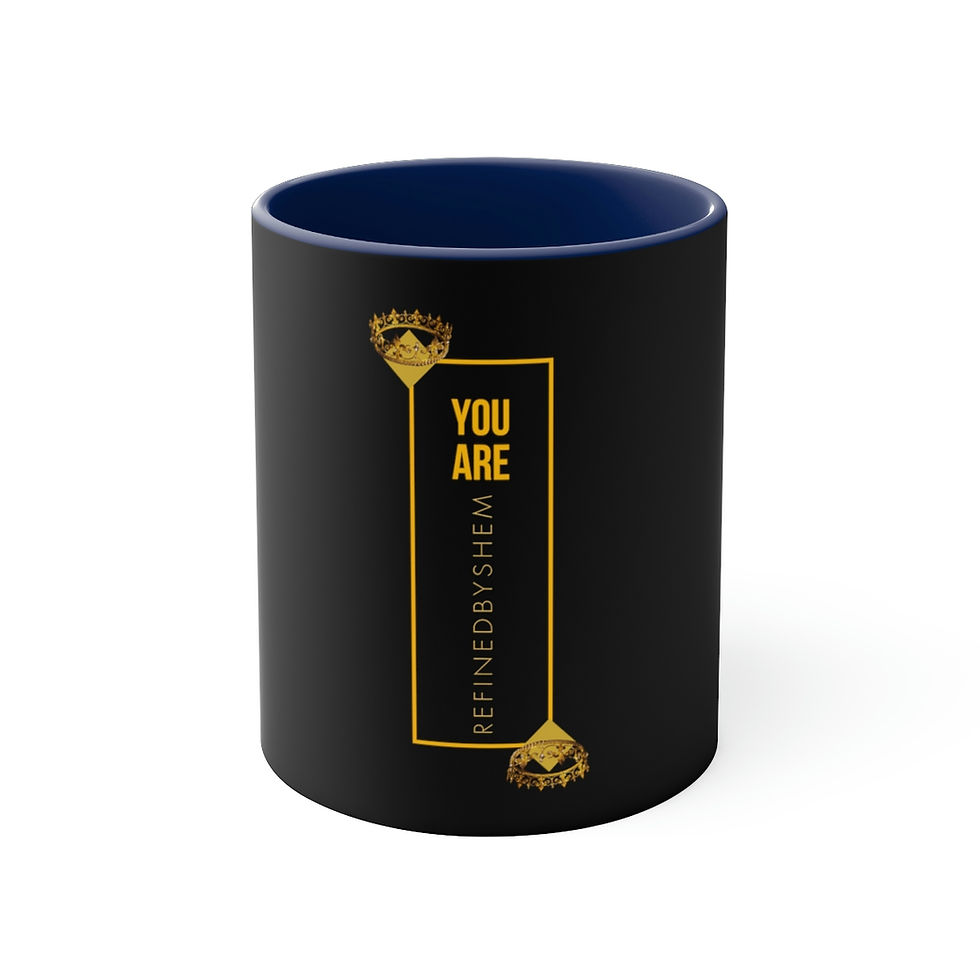 Thumbnail: REFINEDBYSHEM You're Crowned Accent Coffee Mug, 11oz (Multi-Colors)