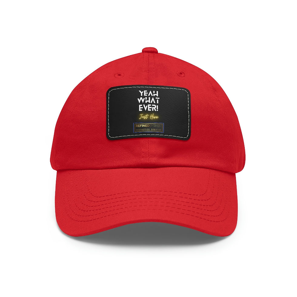 Thumbnail: REFINEDBYSHEM Yeah Whatever Hat with Leather Patch (Multi-Colors)