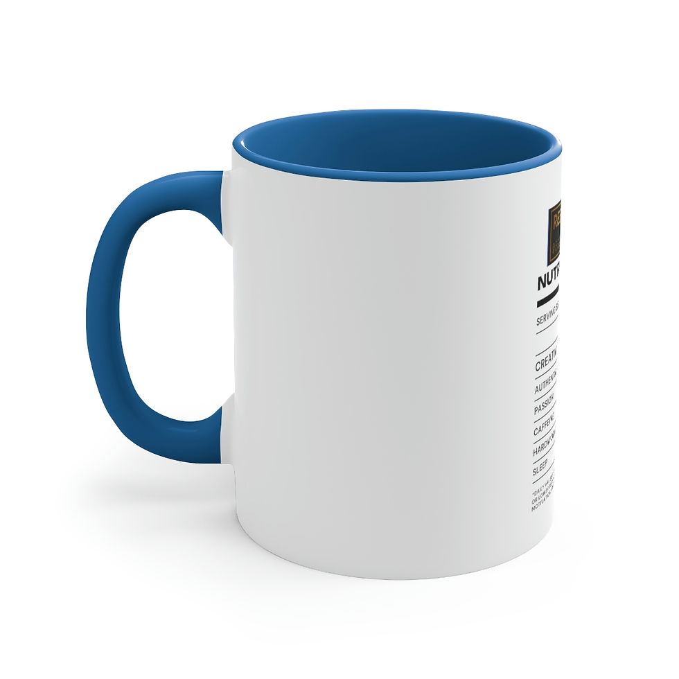 Miniatura: REFINEDBYSHEM Fashion Facts Accent Coffee Mug, 11oz (Multi-Colors)