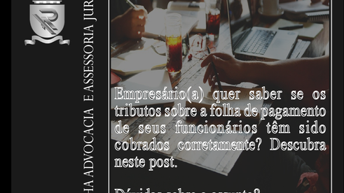Tributos incidentes sobre a folha de pagamento, quer saber mais sobre o assunto?