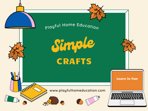 Some Simple Crafts For The Week