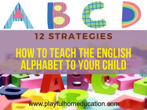 How To Teach The English Alphabet To Your Child