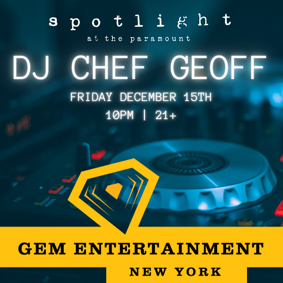 DJ Chef Geoff