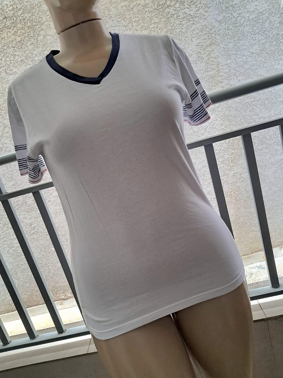 Blusa M Malha Branca