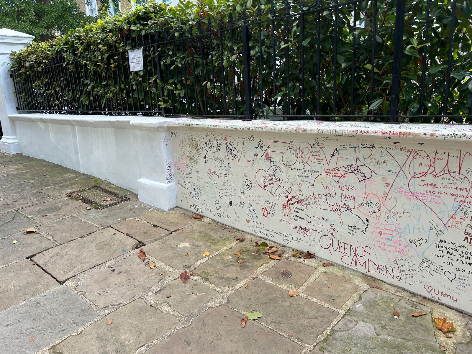 Boundary Wall Painting & Graffiti Removal — before