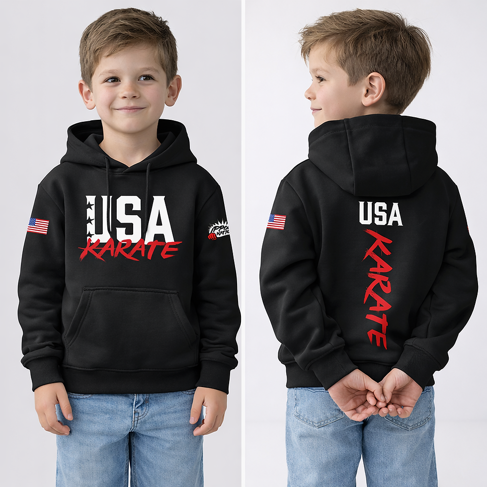 Thumbnail: Kids USA Karate Hoodie
