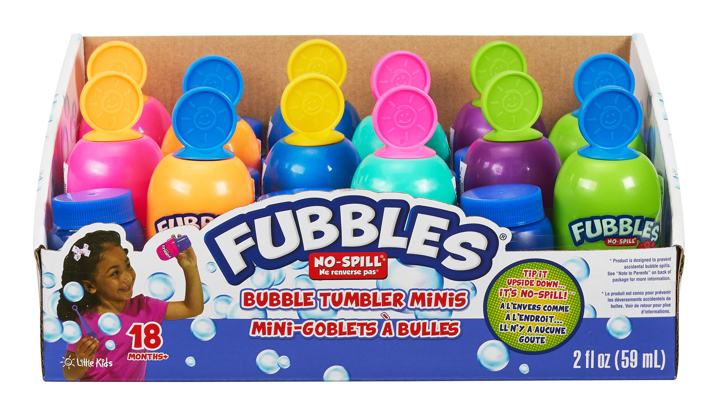Fubbles No-Spill Mini Bubble Tumbler
