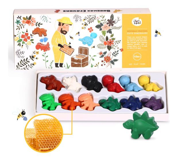 Dinosaurs Beeswax Crayon