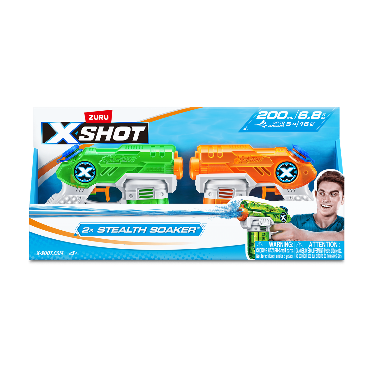 XSHOT Water Warfare Double Stealth Soaker Water Blaster Value Pack