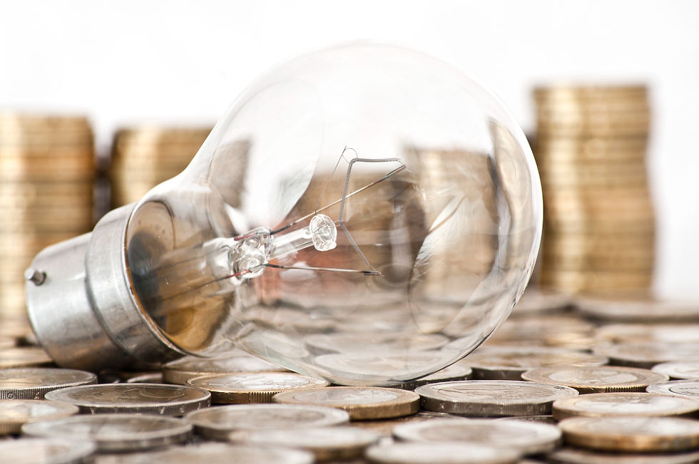 Light Bulb on Coins