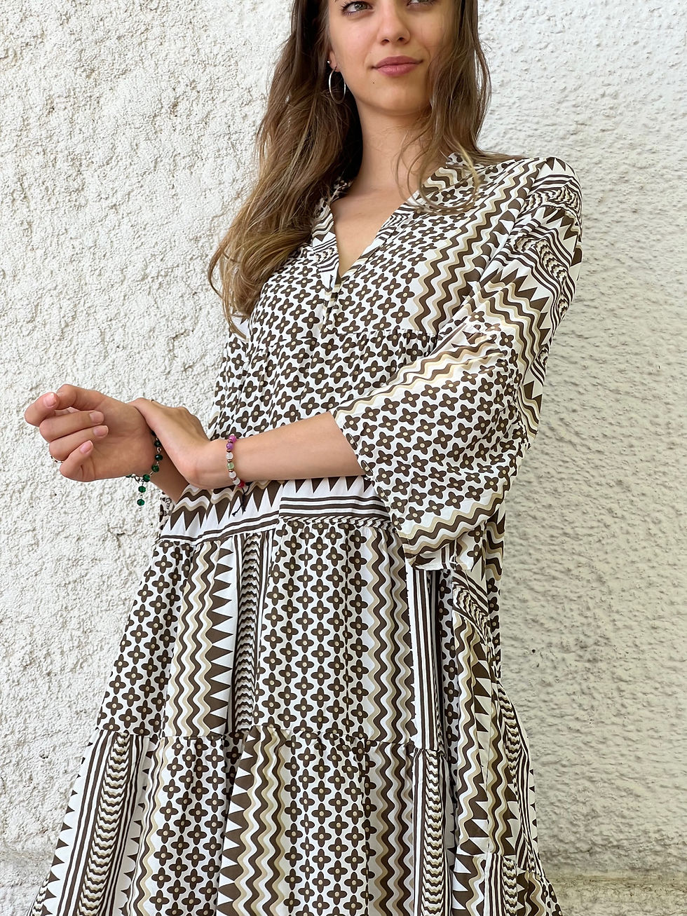 Miniatura: Vestido en capas 