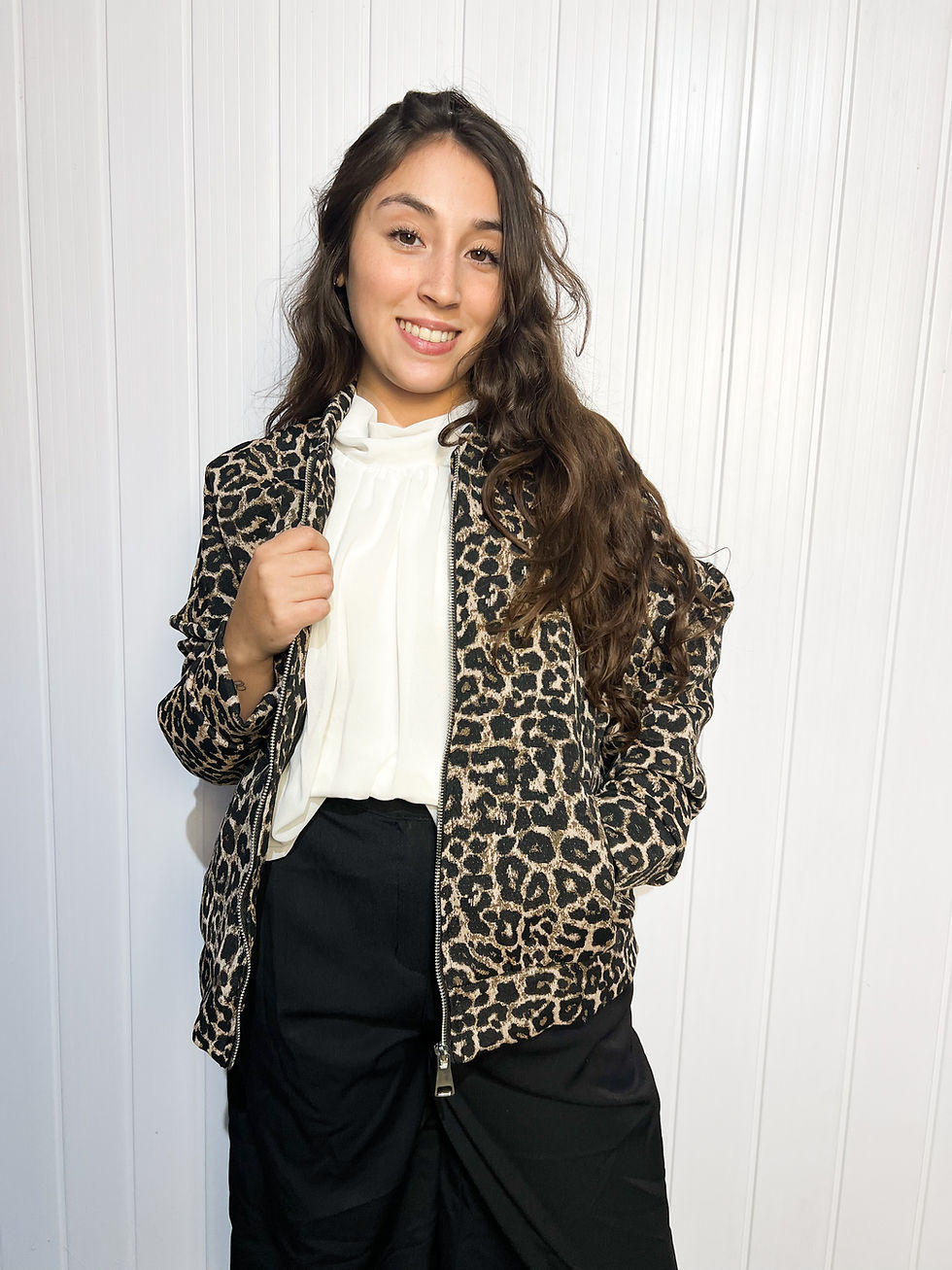 Miniatura: Campera Bomber Print