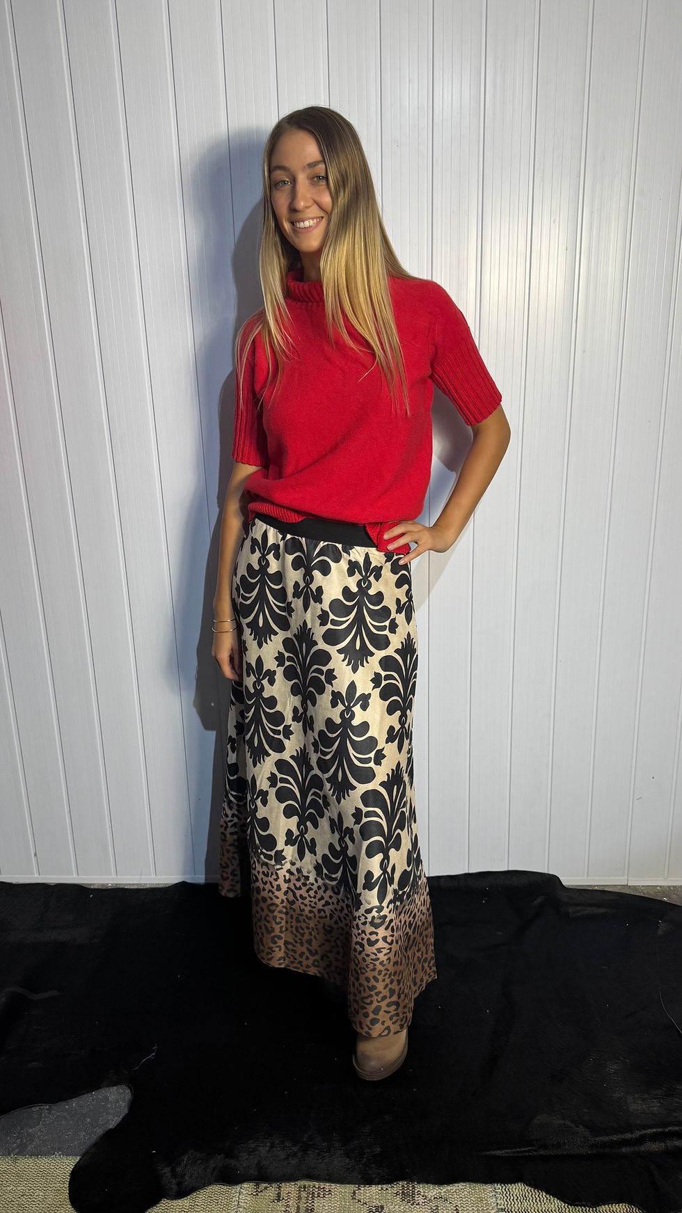 Miniatura: Polerón Perla- manga corta