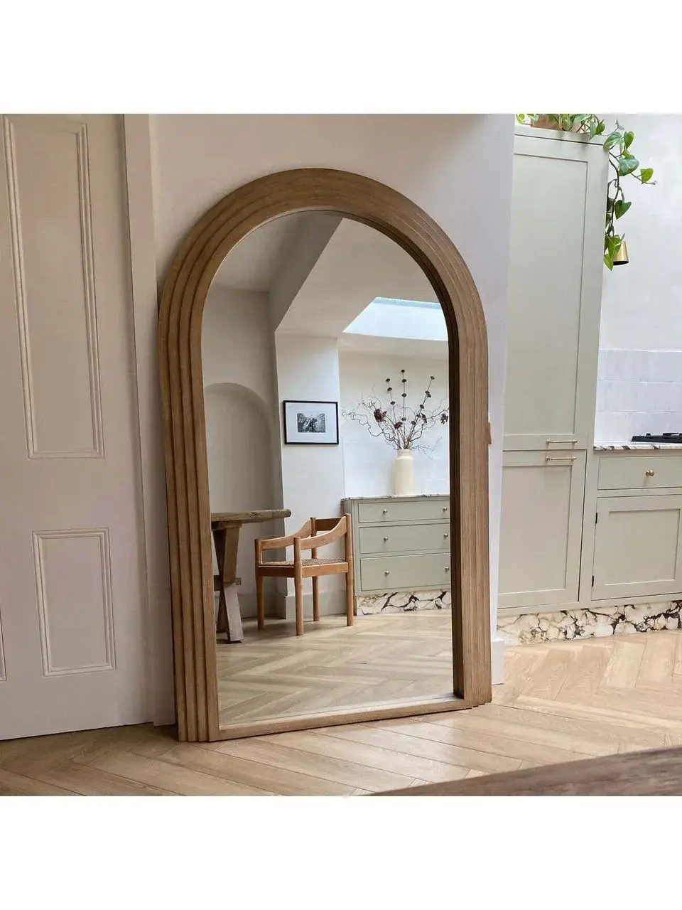 180 x 80 cm Iskandinav Dekoratif Katmanlı Boy Aynası