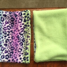 $7 Lime Green a Pink Leopard