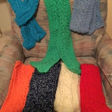 Bright and Cheerful Scarves $5