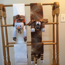 $20 each, Snowman or Puppy Scarf