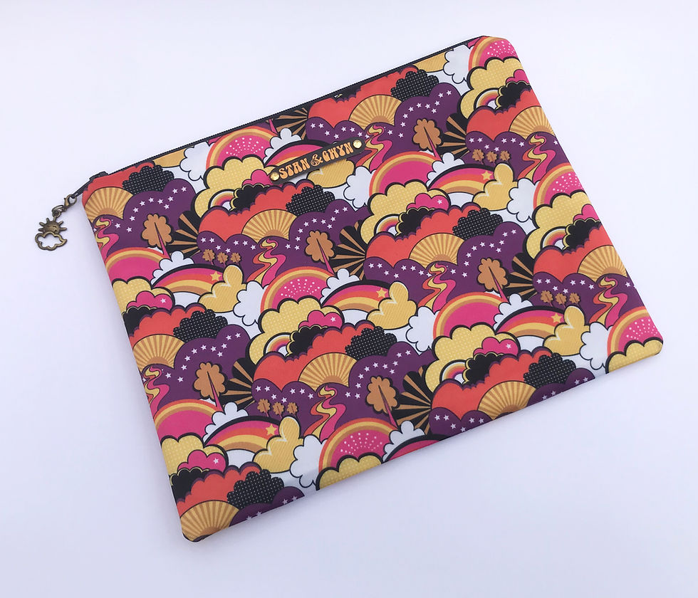 Miniatura: Rainbow purse or makeup bag