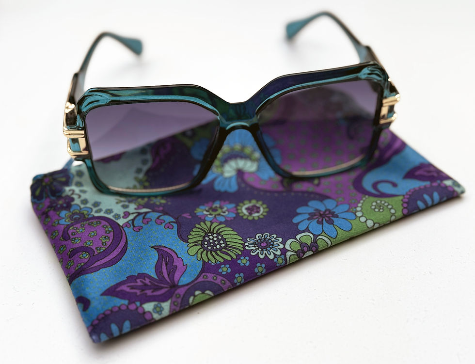 Miniatura: Paisley Floral sunglasses and case