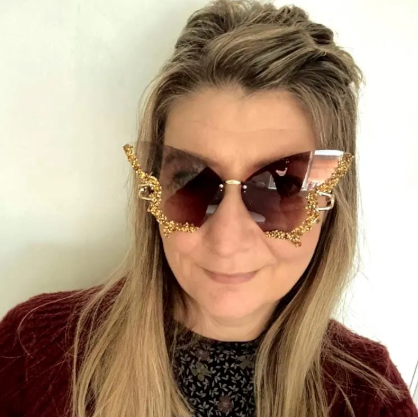 Miniature : Butterfly sunglasses and case