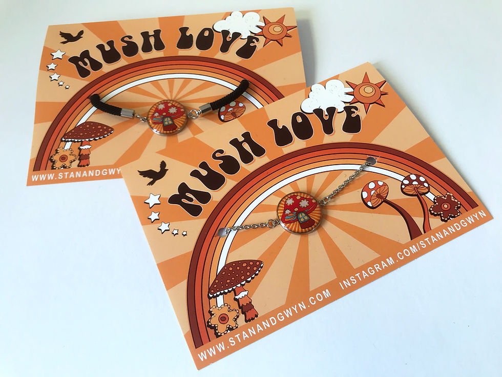 Miniatura: Mushroom Chain Bracelet