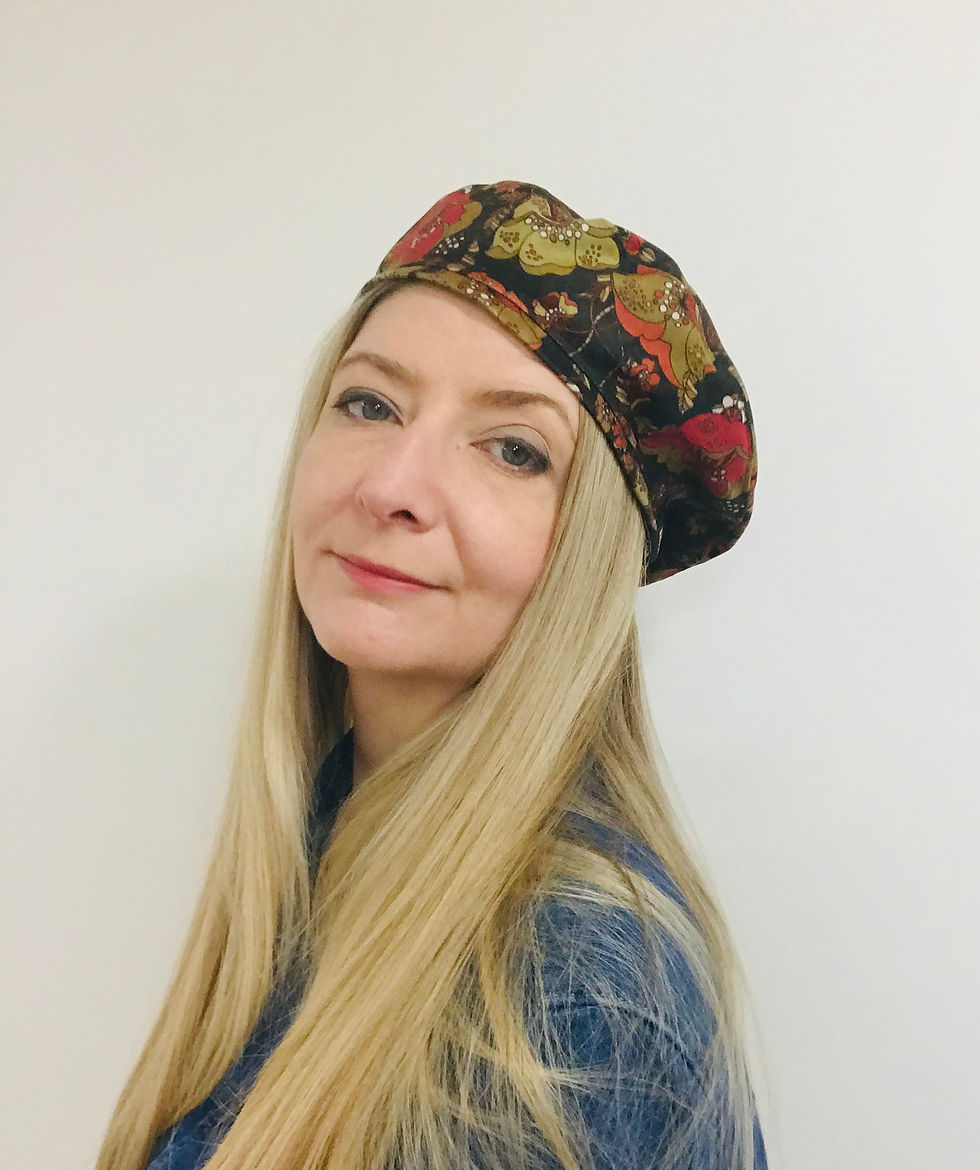 Miniaturbild: Vintage Floral Beret