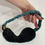 Miniature : TEAL MUSHROOM SLEEP MASK