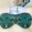 Miniature : TEAL MUSHROOM SLEEP MASK