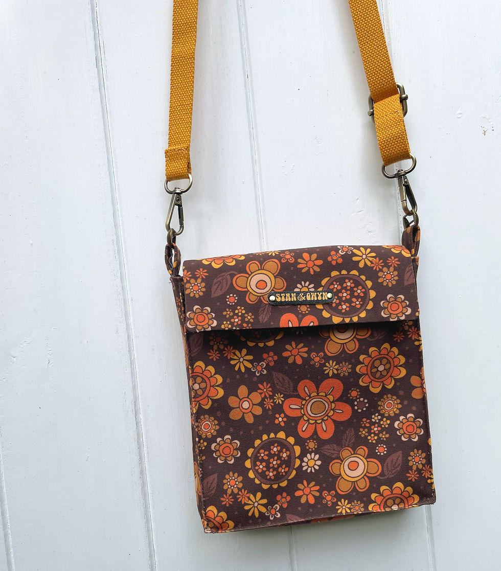Miniaturbild: 70's Floral Print Bag