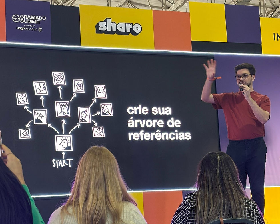 Imagem: Gabriel Schaurich / Gabisco Produtora de Conteúdo Digital ----------- Na imagem: Daniel Leal (3/4 Content House) ministrando sua palestra