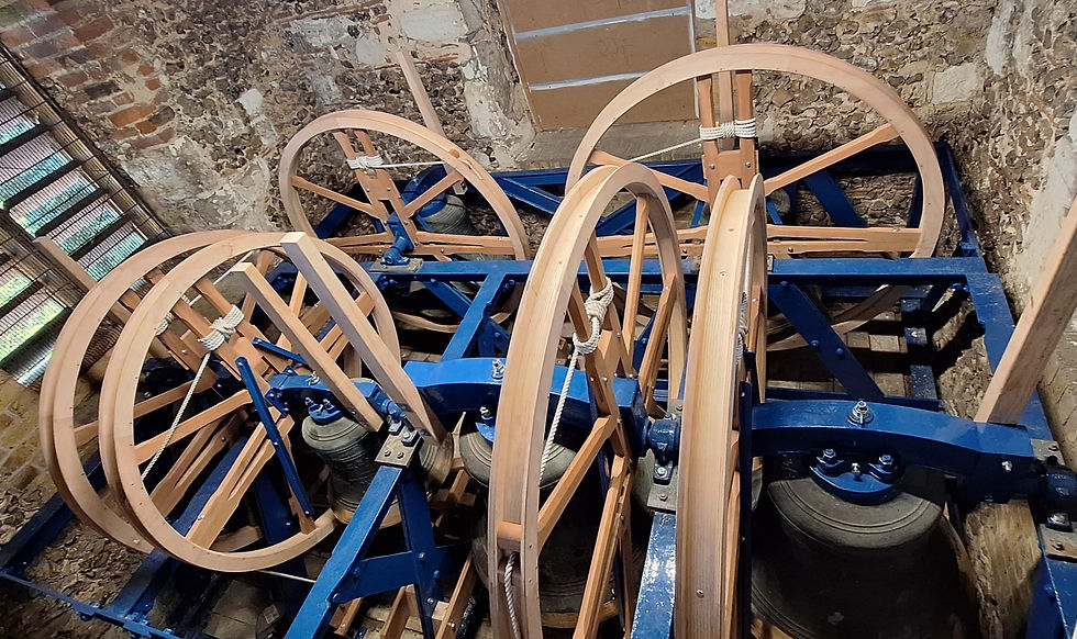 The bells and fittings at Penn, Bucks