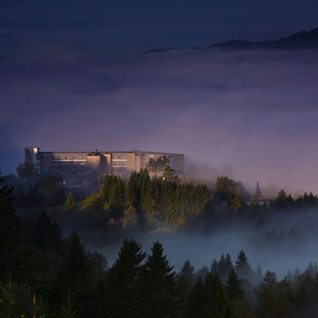 Utsikten Kunstsenter in Kvinesdal, Norway overlooks the Feda Fiord 