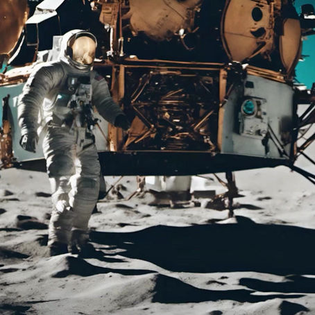 "The 11th Dream" by Alain Thibault asks the question, "Did the astronauts return to earth or remain on the moon, 'trans-formed'?" 