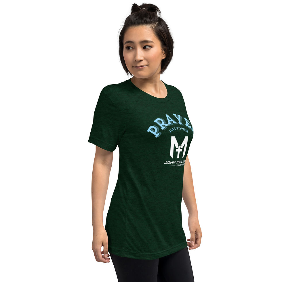 Thumbnail: Prayer has Power T-shirt (Dark)