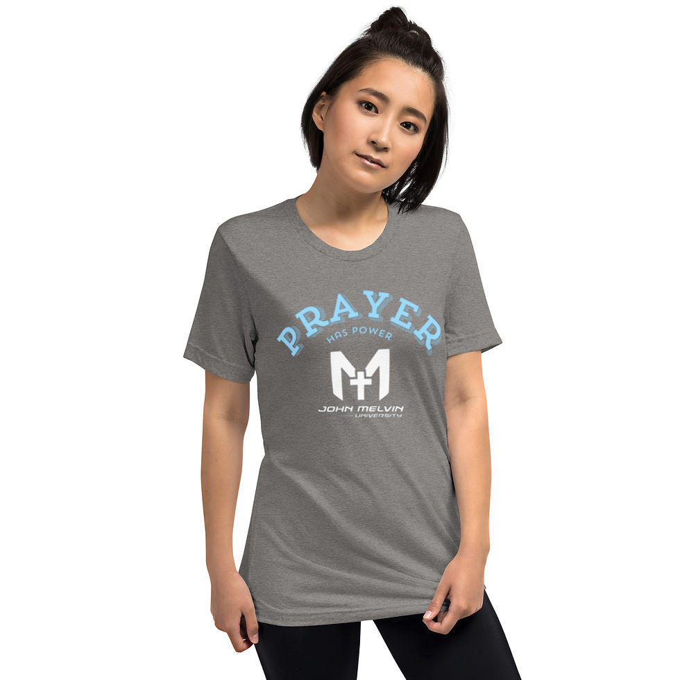 Thumbnail: Prayer has Power T-shirt (Dark)