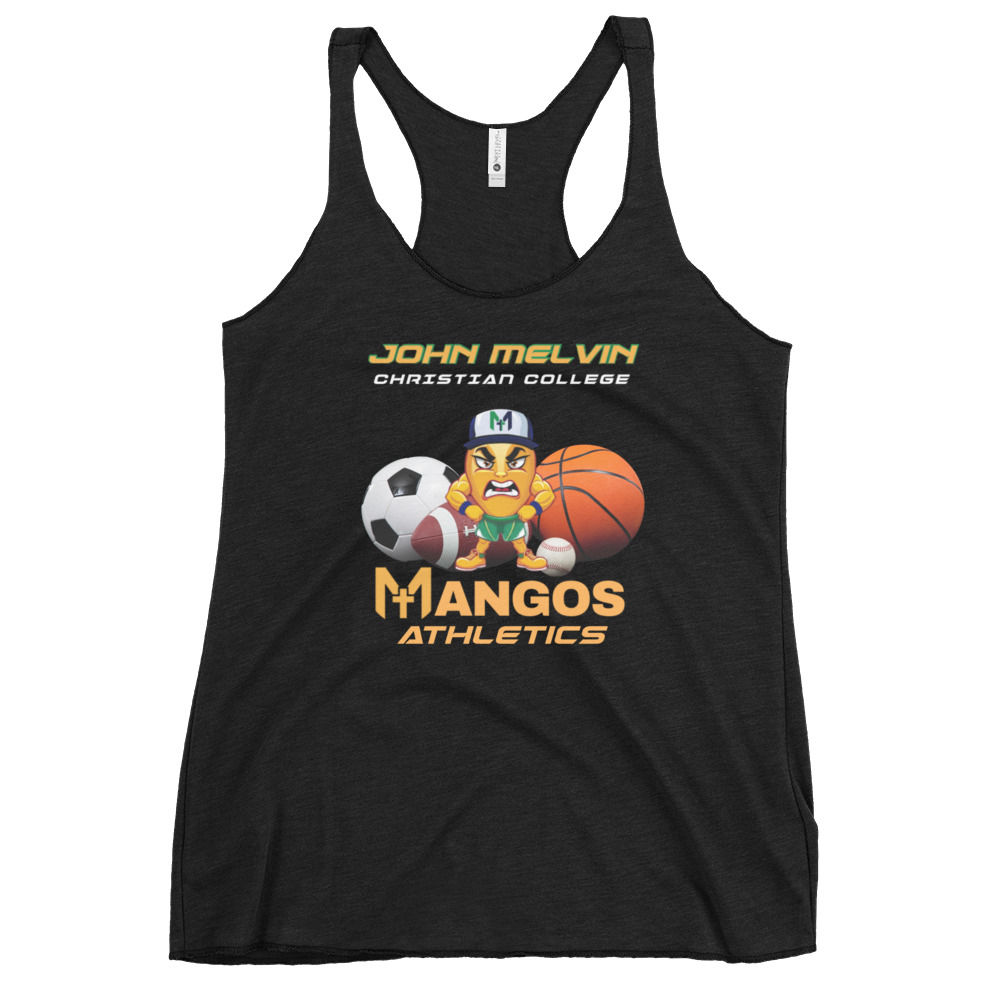 Mangos Athletic Women's Racerback Tank (Dark)
