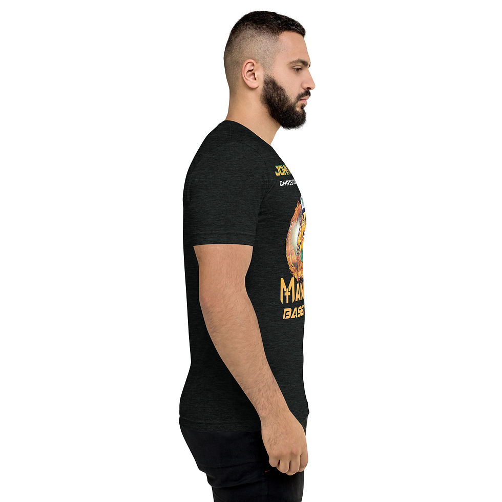 Thumbnail: Mangos Baseball T-shirt (Dark)