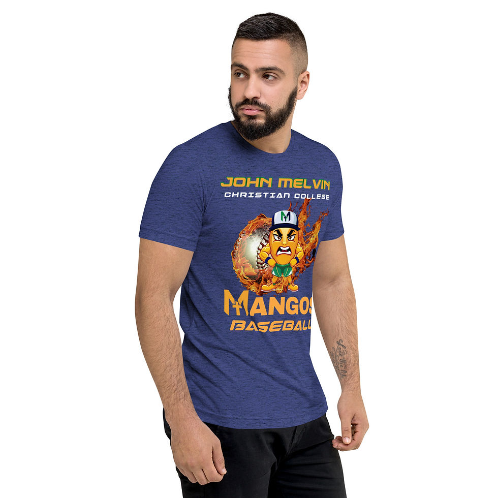 Thumbnail: Mangos Baseball T-shirt (Dark)