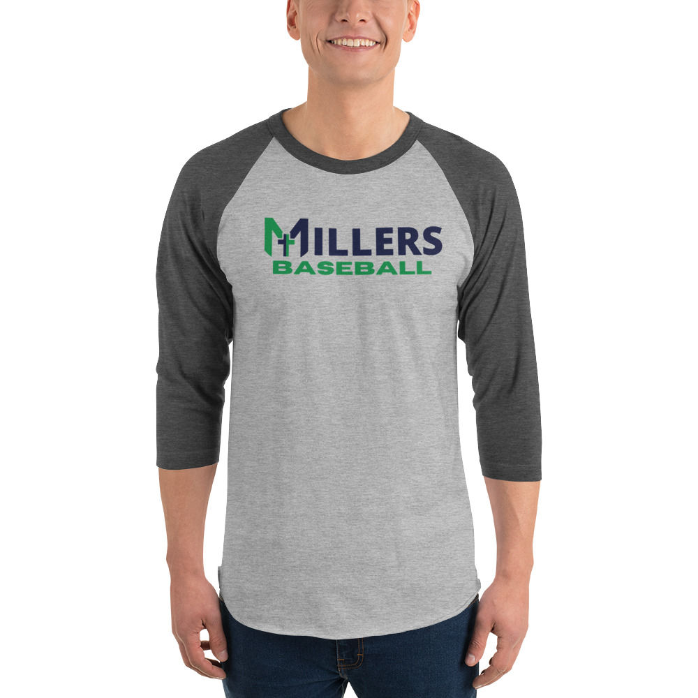 Millers Baseball 3/4 sleeve shirt